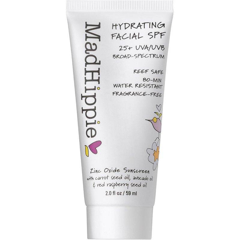 Mad Hippie Hydrating Facial SPF 25+ UVA/UVB Broad-Spectrum Zinc Oxide Sunscreen 59ml