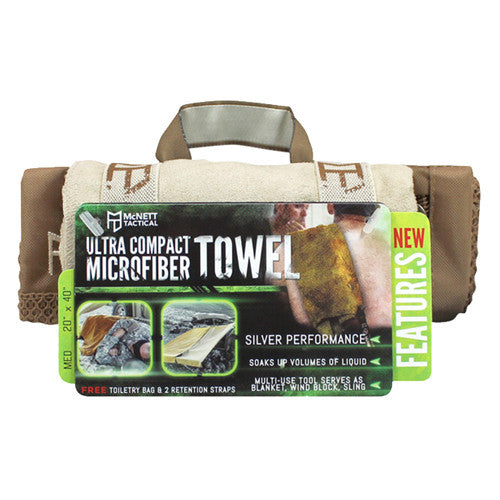 OutGo Microfiber Towel Md Sand - GhillieSuitShop