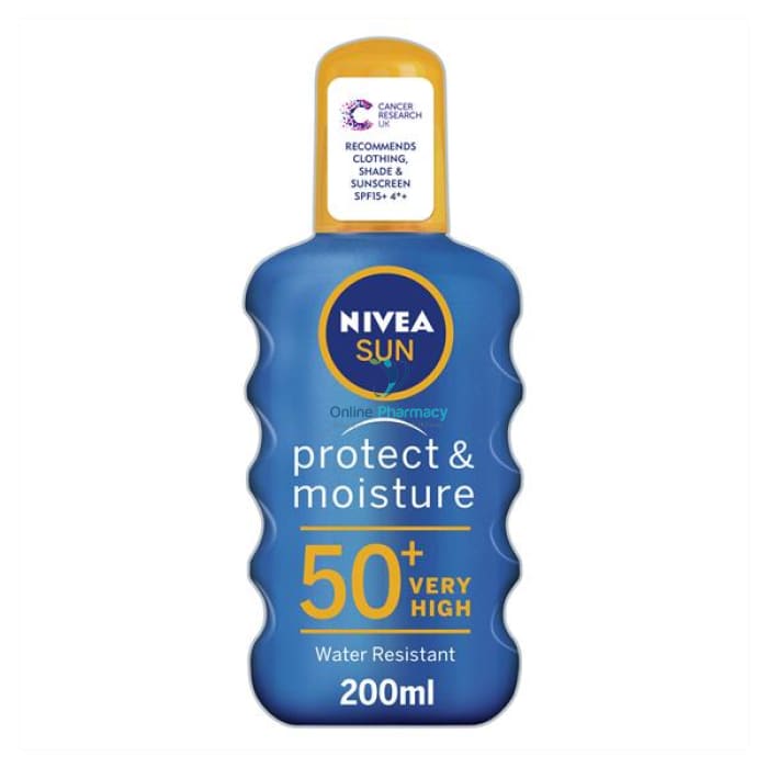 Nivea Sun Protect and Moisture Factor 50 Spray - 200ml