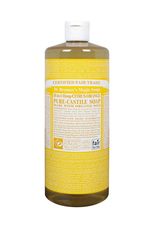 Dr. Bronner's - Organic Citrus Oil Castile Soap - 944ml