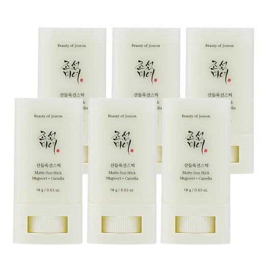 [ Beauty of Joseon ] Matte Sun Stick : Mugwort + Camelia (18g, 0.63fl.oz) x 6 PACK